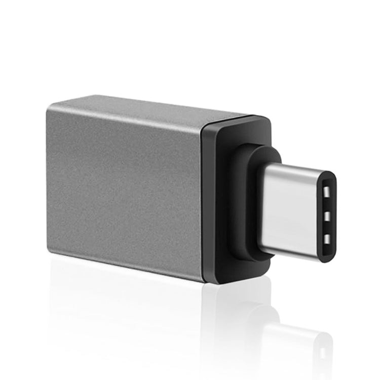 Adaptador de dados/carregador USB-C / Type-C 3.1 macho para USB 3.0 fêmea em liga de alumínio