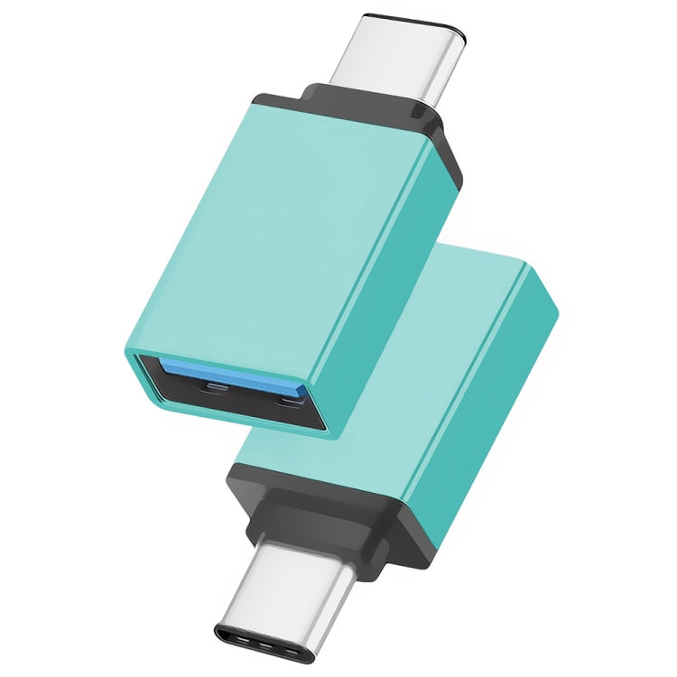 Adaptador de dados/carregador USB-C / Type-C 3.1 macho para USB 3.0 fêmea em liga de alumínio