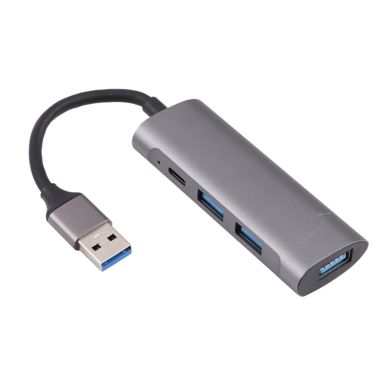 Estação de Acoplamento HUB U-811 4 em 1 USB 3.0 para 3 USB 3.0 + USB-C / Tipo-C, U-811