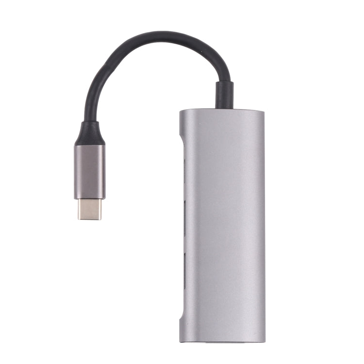 Estação de Acoplamento HUB T-811 4 em 1 USB-C / Tipo-C para 3 USB 3.0 + USB-C / Tipo-C, T-811