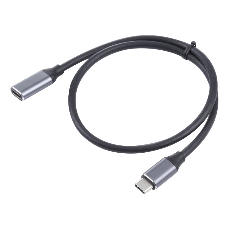 Cabo adaptador USB-C / Tipo-C macho para USB-C / Tipo-C fêmea, comprimento do cabo: 50cm, 50cm