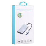 Leitor de cartões multifunções 5 em 1 USB 3.0 duplo + CF + TF + SD, 5 em 1 USB 3.0