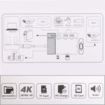 Estação de ancoragem multifunções USB-C 7 em 1 USB 3.0 duplo + TF/SD + HDMI/VGA + jack 3,5mm + Tipo-C / USB-C, 2xUSB3.0+TF/SD+HDMI/VGA+3.5mm