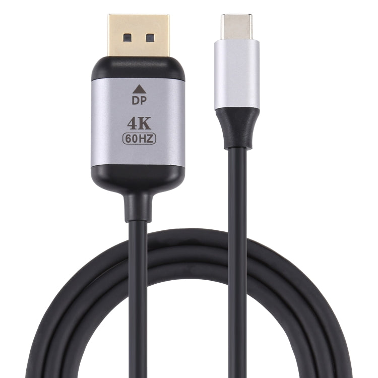 Cabo adaptador 4K 60Hz Tipo-C / USB-C macho para DP macho, comprimento: 1,8m, DP macho