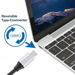 Cabo adaptador 4K 60Hz Tipo-C / USB-C macho para DP macho, comprimento: 1,8m, DP macho