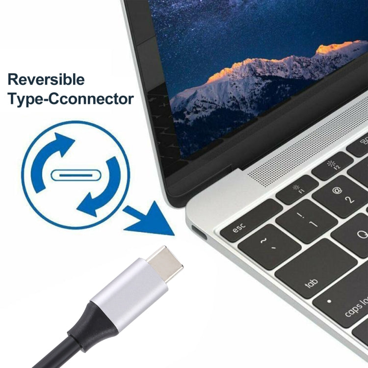 Cabo adaptador 4K 60Hz Tipo-C / USB-C macho para DP macho, comprimento: 1,8m, DP macho