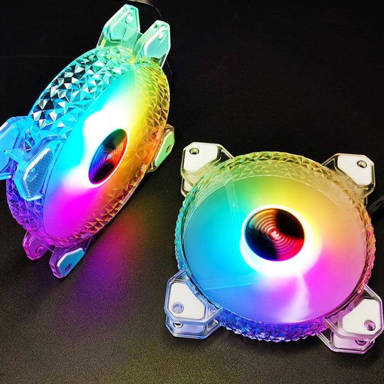Ventoinha de Arrefecimento COOLMOON RGB 120mm PWM 6PIN S1 ARGB, CM-S1