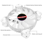Ventoinha de Arrefecimento COOLMOON RGB 120mm PWM 6PIN S1 ARGB, CM-S1