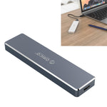 ORICO PCM2-C3 Caixa para disco sólido M.2 M-Key para USB 3.1 Gen2 USB-C / Tipo-C com topo de pressão, capacidade máxima suportada: 2TB