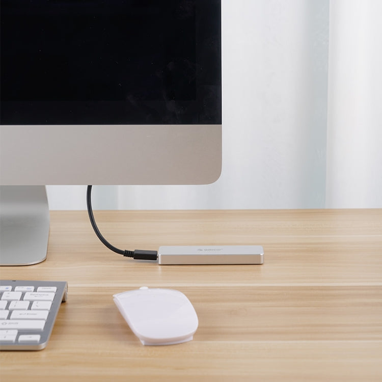 ORICO PCM2-C3 Caixa para disco sólido M.2 M-Key para USB 3.1 Gen2 USB-C / Tipo-C com topo de pressão, capacidade máxima suportada: 2TB