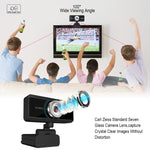 HXSJ S4 Webcam de Vídeo HD 1080P Ajustável 180 Graus com Foco Manual para PC com Microfone