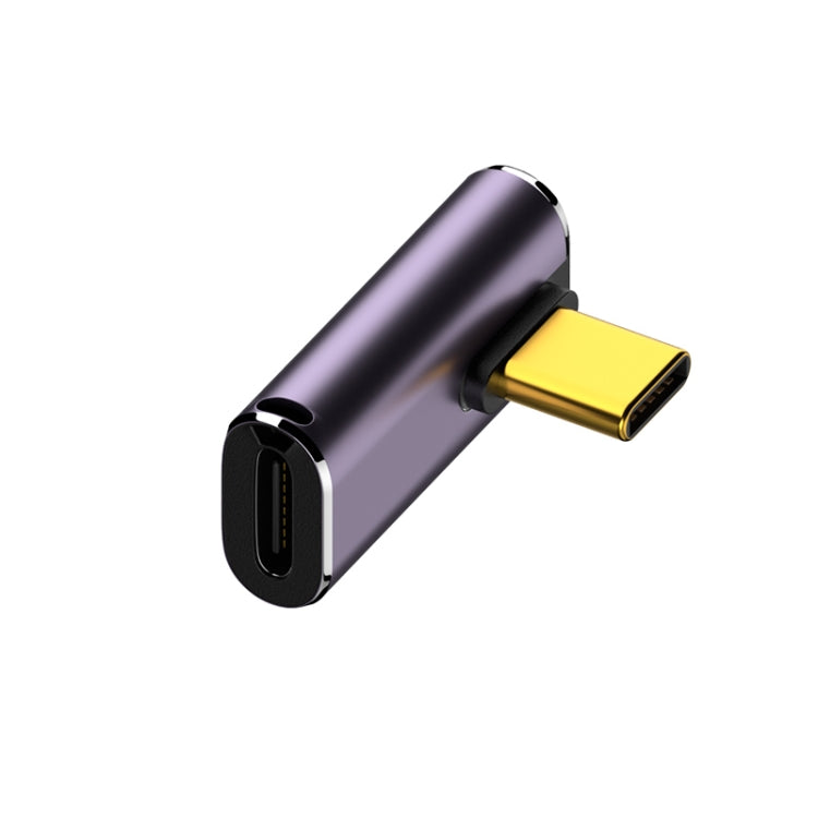 Adaptador médio USB-C/Tipo-C fêmea para USB-C/Tipo-C macho 240W 40Gbps com luz, adaptador médio