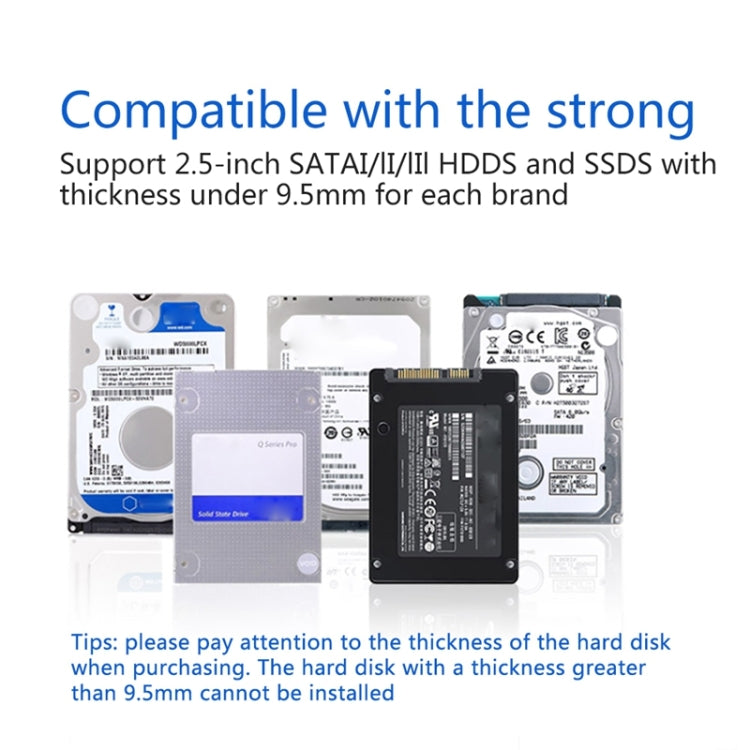 Caixa para Disco Rígido SATA 2,5 polegadas USB 3.0 UNITEK, Comprimento: 30cm, Interface SATA USB 3.0, Comprimento: 30cm