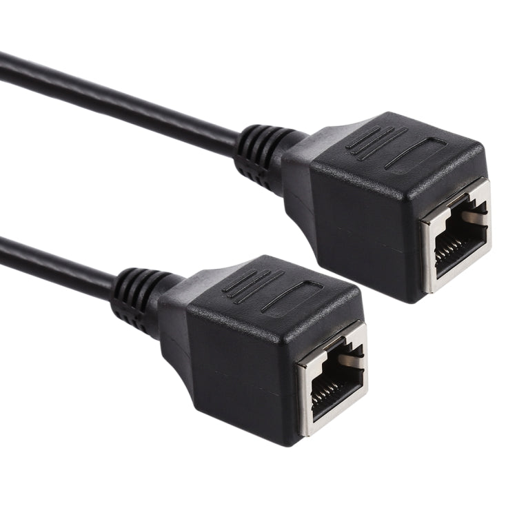Cabo de Extensão de Rede Ethernet LAN RJ45 Fêmea para Fêmea, Comprimento do Cabo: 60cm, 60cm