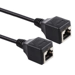 Cabo de Extensão de Rede Ethernet LAN RJ45 Fêmea para Fêmea, Comprimento do Cabo: 60cm, 60cm