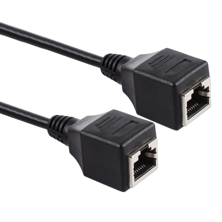 Cabo de Extensão de Rede Ethernet LAN RJ45 Fêmea para Fêmea, Comprimento do Cabo: 60cm, 60cm