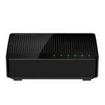Comutador de Rede Gigabit Rápido Tenda SG105 Mini 5 Portas 1000Mbps LAN HUB, Tenda SG105 5 Portas Preto