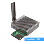 Mini PC K660S com sistema Windows e Linux, processador Intel Celeron N2840 Quad-Core 1,83-2,25GHz, 2GB RAM + 32GB SSD, 2GB+32GB