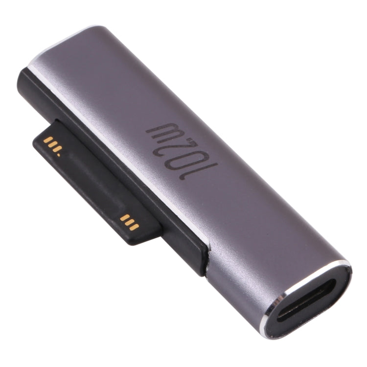 Adaptador de Carregamento USB-C / Tipo-C 102W para Microsoft Surface Pro 3 / 4 / 5 / 6 / 7 / Surface Go