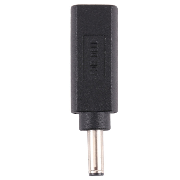 Adaptador Conector USB-C / Tipo-C Fêmea para Plug Macho 4.5 x 3.0mm para Dell, USB-C Fêmea para 4.5 x 3.0mm