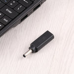 Adaptador Conector USB-C / Tipo-C Fêmea para Plug Macho 4.5 x 3.0mm para Dell, USB-C Fêmea para 4.5 x 3.0mm