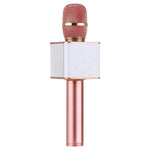 Microfone Condensador Sem Fios Bluetooth SDRD SD-08 com Duplos Altifalantes para KTV Karaoke de Alta Qualidade de Som