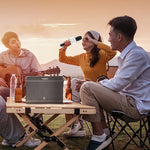 Microfone Condensador Sem Fios Bluetooth SDRD SD-08 com Duplos Altifalantes para KTV Karaoke de Alta Qualidade de Som