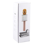 Microfone Condensador Sem Fios Bluetooth SDRD SD-08 com Duplos Altifalantes para KTV Karaoke de Alta Qualidade de Som
