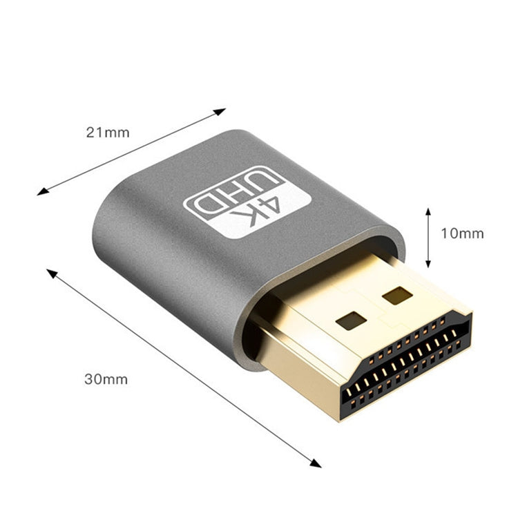 Adaptador de Ecrã Virtual VGA HDMI 1.4 DDC EDID Dummy Plug Emulador de Ecrã Headless, Rosa, Cinzento, Dourado, Vermelho, Prateado