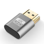 Adaptador de Ecrã Virtual VGA HDMI 1.4 DDC EDID Dummy Plug Emulador de Ecrã Headless, Rosa, Cinzento, Dourado, Vermelho, Prateado