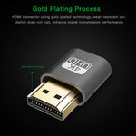 Adaptador de Ecrã Virtual VGA HDMI 1.4 DDC EDID Dummy Plug Emulador de Ecrã Headless, Rosa, Cinzento, Dourado, Vermelho, Prateado
