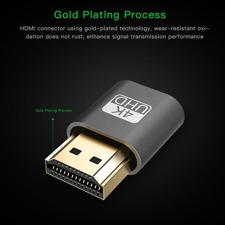 Adaptador de Ecrã Virtual VGA HDMI 1.4 DDC EDID Dummy Plug Emulador de Ecrã Headless, Rosa, Cinzento, Dourado, Vermelho, Prateado
