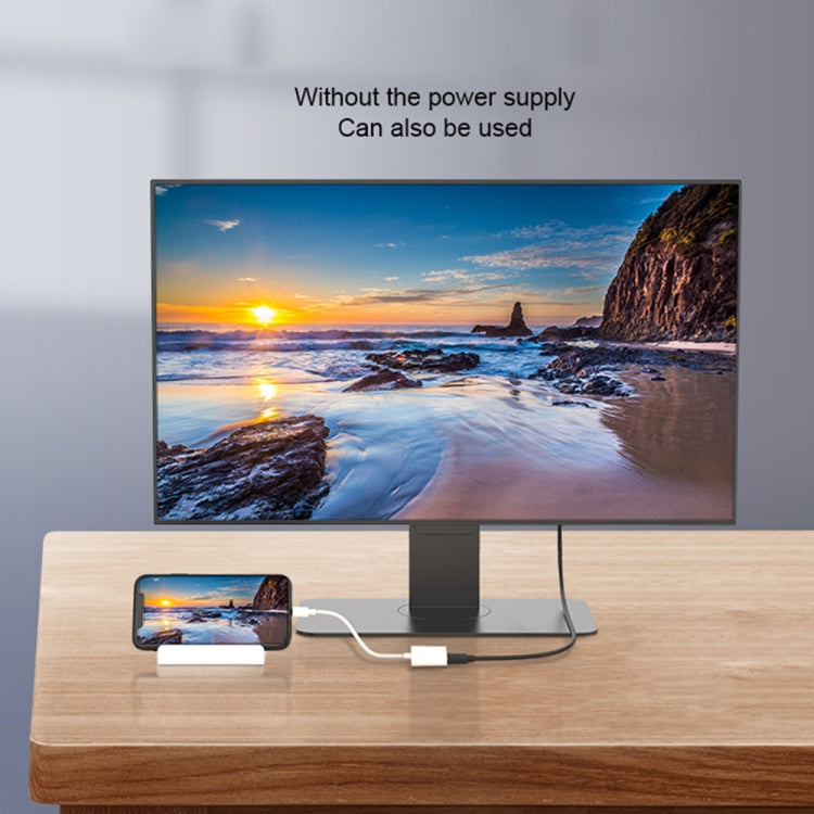 7565M Conversor de Vídeo HD 8 Pinos para 2K HDMI + Porta 8 Pinos, 7565M