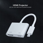 7565M Conversor de Vídeo HD 8 Pinos para 2K HDMI + Porta 8 Pinos, 7565M