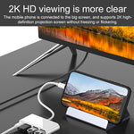 75216 Conversor de Vídeo HD 4 em 1 8 Pinos para HDMI + Carregamento 8 Pinos + 2 Portas USB, 75216
