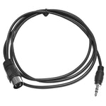 Cabo Adaptador de Áudio Jack Estéreo 3.5mm para Plugue MIDI Din 5 Pinos, Comprimento do Cabo: 1.5m