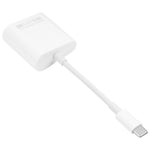 Adaptador NK-1035 TC 2 em 1 USB-C / Type-C macho para Ethernet + Type-C Power fêmea, NK-1035 TC