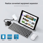 Adaptador Digital AV OTG 5 em 1 Macho 8 Pinos para USB + HDMI + Slot para Cartão TF / SD + Energia 8 Pinos Fêmea, Slot para Cartão TF / SD