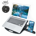 Suporte para Portáteis de Uso Geral com Dissipação de Calor Aumentada, Estilo: com Suporte para Telemóvel com Rotação, Estilo: com Suporte para Telemóvel com Rotação