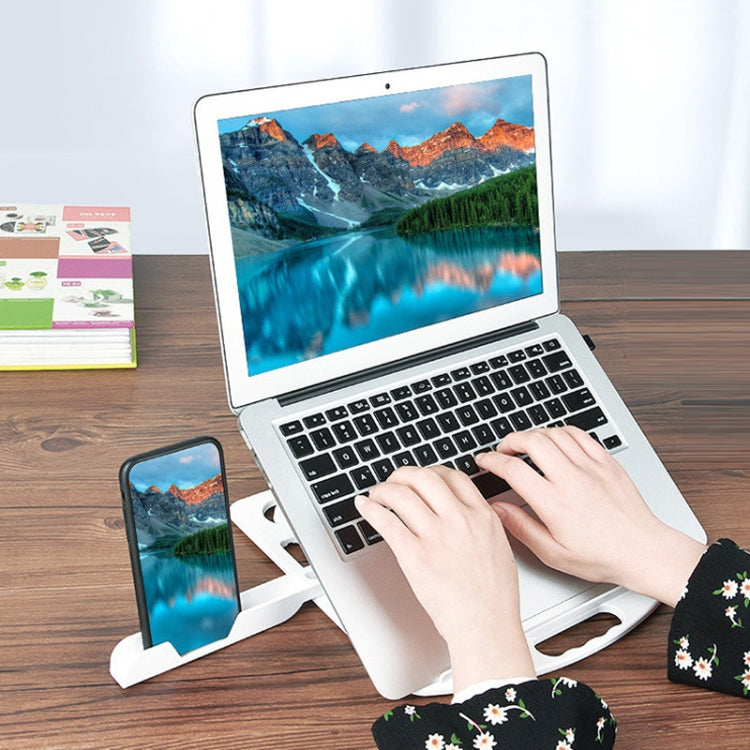 Suporte para Portáteis de Uso Geral com Dissipação de Calor Aumentada, Estilo: com Suporte para Telemóvel com Rotação, Estilo: com Suporte para Telemóvel com Rotação