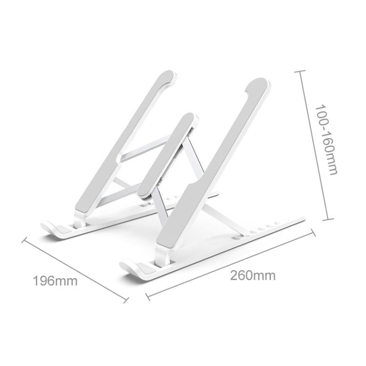 Suporte Elevatório para Portátil de Secretária com Base de Arrefecimento Dobrável, Pro-8