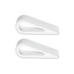 2 Peças de Suporte Simples para Computador Portátil com Altura Ajustável e Base de Dissipação de Calor