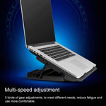 Base para Computador Portátil ICE COOREL com Seis Ventoinhas Silenciosas e Dissipador de Calor, Estilo: Normal, Estilo: Normal
