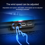 Base para Computador Portátil ICE COOREL com Seis Ventoinhas Silenciosas e Controlo de Velocidade, Estilo: Topo de Gama, Estilo: Topo de Gama