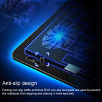 Base para Computador Portátil ICE COOREL com Seis Ventoinhas Silenciosas e Controlo de Velocidade, Estilo: Topo de Gama, Estilo: Topo de Gama