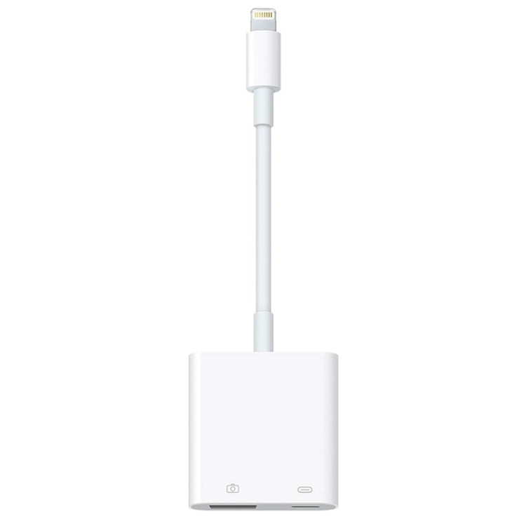 Cabo de Carregamento e Dados 11cm 8 Pinos Macho para USB & 8 Pinos Adaptador Leitor de Câmara, Suporta Sistema iOS 9.2 ou Superior