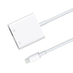 Cabo de Carregamento e Dados 11cm 8 Pinos Macho para USB & 8 Pinos Adaptador Leitor de Câmara, Suporta Sistema iOS 9.2 ou Superior