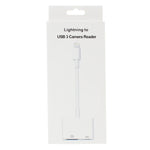 Cabo de Carregamento e Dados 11cm 8 Pinos Macho para USB & 8 Pinos Adaptador Leitor de Câmara, Suporta Sistema iOS 9.2 ou Superior