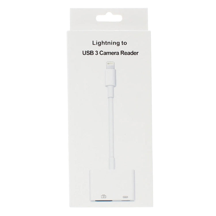 Cabo de Carregamento e Dados 11cm 8 Pinos Macho para USB & 8 Pinos Adaptador Leitor de Câmara, Suporta Sistema iOS 9.2 ou Superior