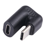 Adaptador USB-C / Tipo-C Macho para Fêmea em Forma de U, Tipo-C para Tipo-C
